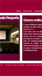 Mobile Screenshot of cinemahesperia.it